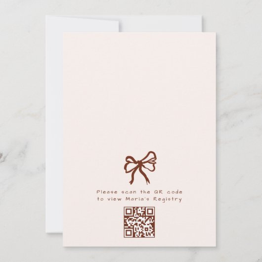 Invitation Espresso Martini A Tini Fête des mariées plus proc (Dos)