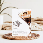 Invitation Espresso Martini A Tini Un Baby shower