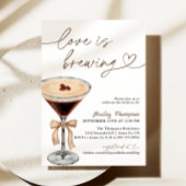 Invitation Espresso Martini Amour Brûle La Fête des mariées