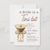 Invitation Espresso Martini Bridal Shower (Devant)