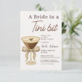 Invitation Espresso Martini Bridal Shower (Debout devant)