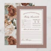 Invitation Espresso Martini Love Brewing Advice for Baby Card (Devant / Derrière)