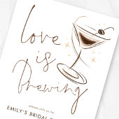 Invitation Espresso Martini Love is Brewing Bridal Shower