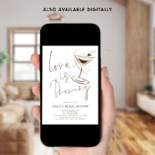 Invitation Espresso Martini Love is Brewing Bridal Shower