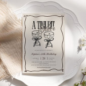 Invitation Espresso Martini Un Tini Un Peu Plus Anniversaire