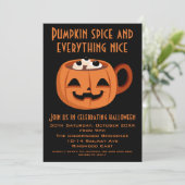 Invitation ESPRIT citrouille ET TOUT LE BEAU HALLOWEEN (Debout devant)