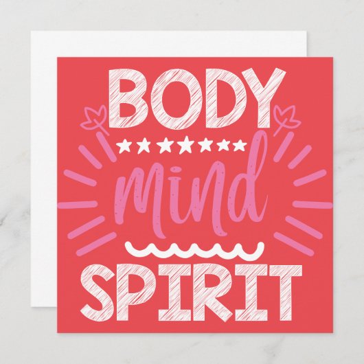 Invitation Esprit du corps (Devant / Derrière)