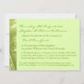 Invitation Esprit photo des arbres mariage païen inviter (Dos)