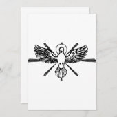 Invitation Esprit Saint sous forme de colombe (Devant / Derrière)