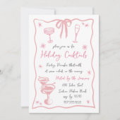 Invitation Esprits brillants | Cocktail de vacances (Devant)