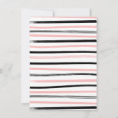 Invitation Esquisse la robe main Draw Fête des mariées jeu (Dos)