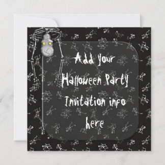 Invitation Esquisses d'invitations à la fête d'Halloween