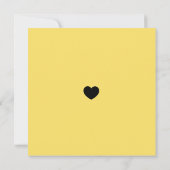 Invitation Essayez encore Black Toscane Jaune Enregistrer la (Dos)