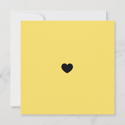 Invitation Essayez encore Black Toscane Jaune Enregistrer la (Dos)