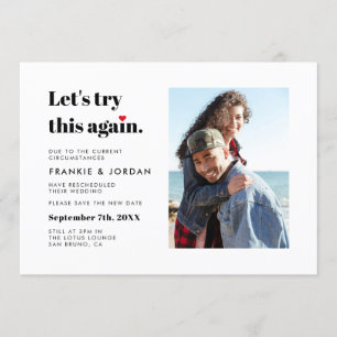 Invitation Essayons Cette Nouvelle Mariage Modifie La Photo D