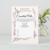 Invitation Essential Oil Class (Debout devant)