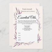 Invitation Essential Oil Class (Devant / Derrière)