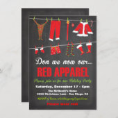 Invitation Est-ce que nous sommes maintenant nos vêtements ro (Devant / Derrière)