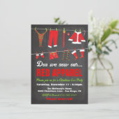 Invitation Est-ce que nous sommes maintenant notre réveillon  (Debout devant)