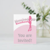 Invitation Est frappé vers le haut du baby shower Knockout (Debout devant)