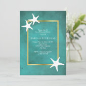 Invitation Estarfish blanche lors d'un dîner de répétition ma (Debout devant)