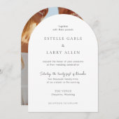 Invitation Estelle Elegant Wedding (Devant / Derrière)