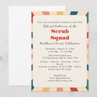 Invitation esthétique Rétro Mignonne | équipe de s