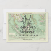 Invitation Et donc l'aventure continue la graduation de la ph (Devant)