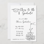 Invitation et faire-part de diplôme (Devant)