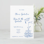 Invitation et faire-part de diplôme (Debout devant)