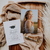 invitation et faire-part de script blanc