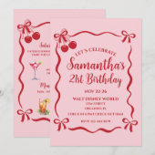 Invitation et itinéraire pour la célébration d'ann (Devant / Derrière)