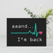 Invitation Et je suis de retour, Heart Attack Survivor Busine (Debout devant)