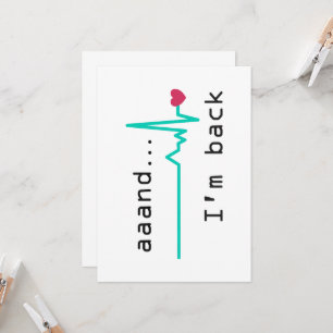 Invitation Et je suis de retour, survivant de l'attaque cardi