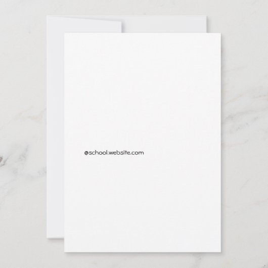 Invitation et papeterie (Dos)