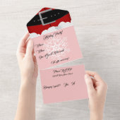 Invitation et RSVP pour les Fêtes Tout compris (Déchirure)