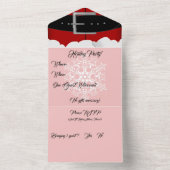 Invitation et RSVP pour les Fêtes Tout compris (À l'intérieur)