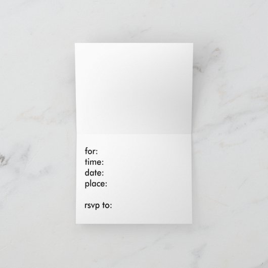 Invitation … et un sur le chemin ! (Intérieur)