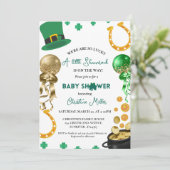 Invitation Étaient si Lucky St patrick Baby shower de jour (Debout devant)