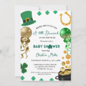 Invitation Étaient si Lucky St patrick Baby shower de jour (Devant)