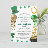 Invitation Étaient si Lucky St patrick Baby shower de jour (Debout devant)