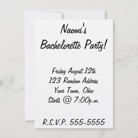 Invitation Étape vide avec des rideaux (Dos)