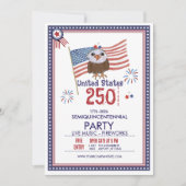 Invitation Etats-Unis 250 ans de liberté (Devant)