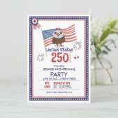 Invitation Etats-Unis 250 ans de liberté (Debout devant)