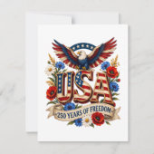 Invitation États-Unis 250 ans de liberté (Devant)