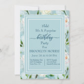 Invitation Été Blush Lacy Floroms Anniversaire (Devant)