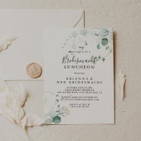 Été Eucalyptus Bridesmaids Luncheon Douche