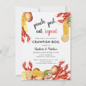 Invitation Été Fête d'engagement de l'écorce (Devant)