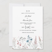 Invitation été fleuri et coloré (Devant)