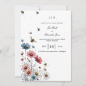 Invitation été fleuri et coloré (Devant)